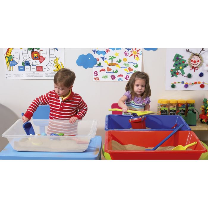 Desk Top Sand and Water Tray - Clear Desk Top Sand and Water Tray - Clear