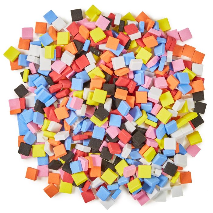 Classmates Foam Mosaic Squares - Pack of 500