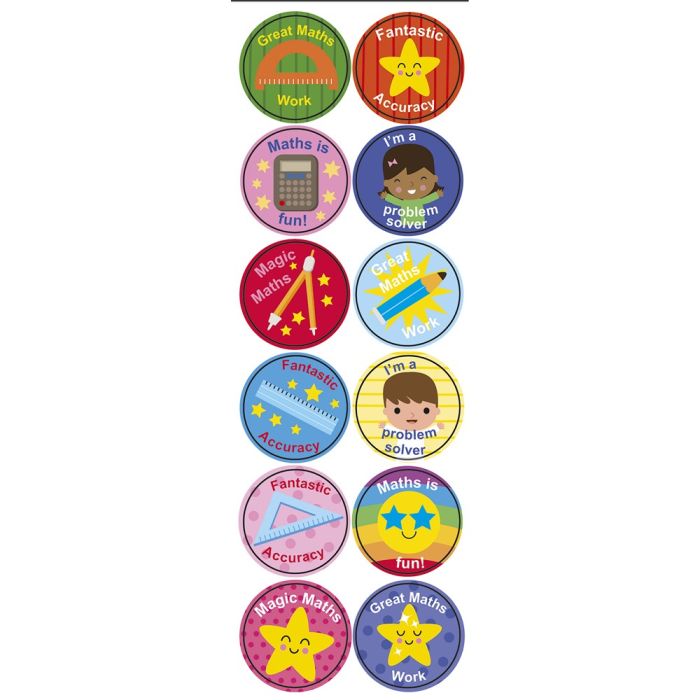 Numeracy Stickers 24mm Numeracy Stickers 24mm