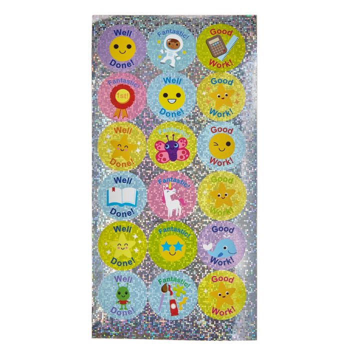 Sparkly Praise Stickers 28mm Sparkly Praise Stickers 28mm