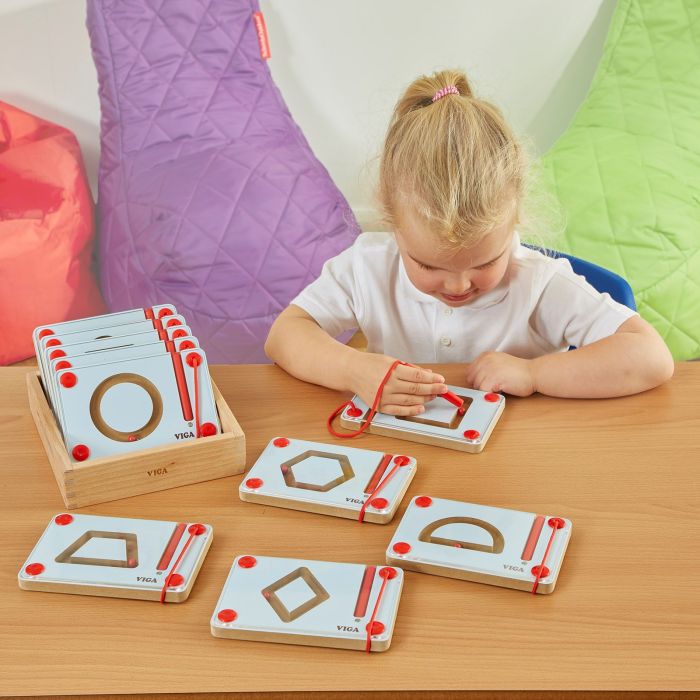 Magnetic Shape Mazes
