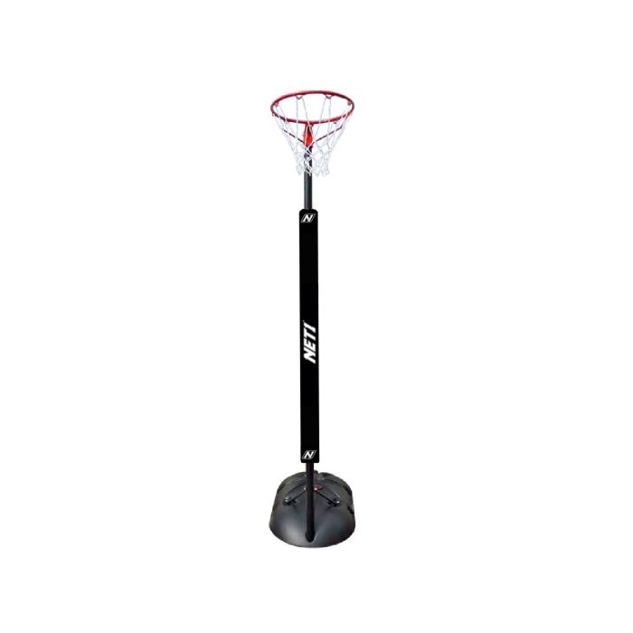 NET1 Telescopic Netball Post with Base - Black