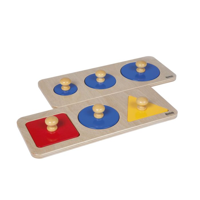 Nienhuis Montessori - Multiple Shape Puzzles - Set of 2