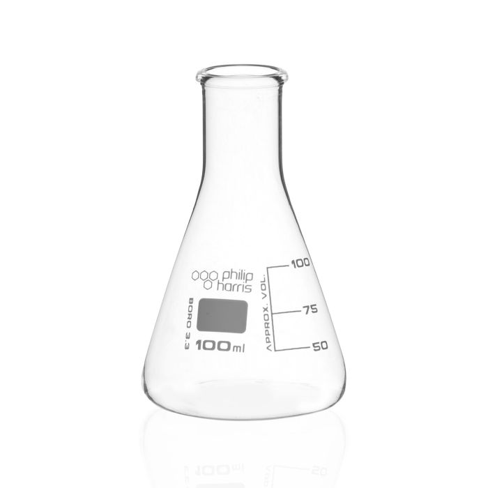 Philip Harris Conical Flask 100ml - Pack of 12