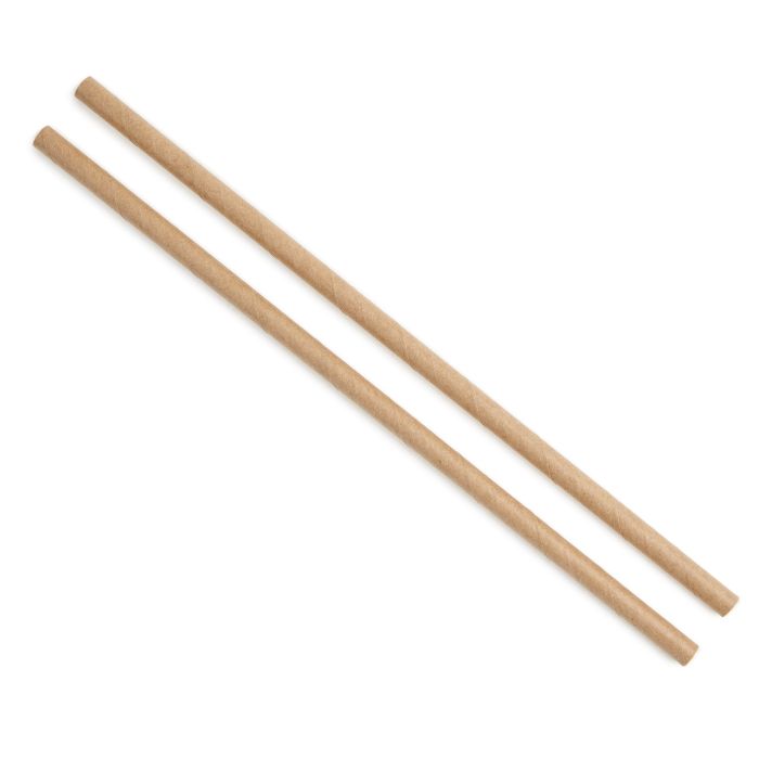Paper Straw - Kraft 6mm - Pack of 250