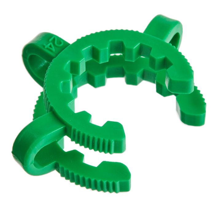 Plastic Joint Clips - Green for Cone 24/29 - Pack of 10 Plastic Joint Clips - Green for Cone 24/29 - Pack of 10