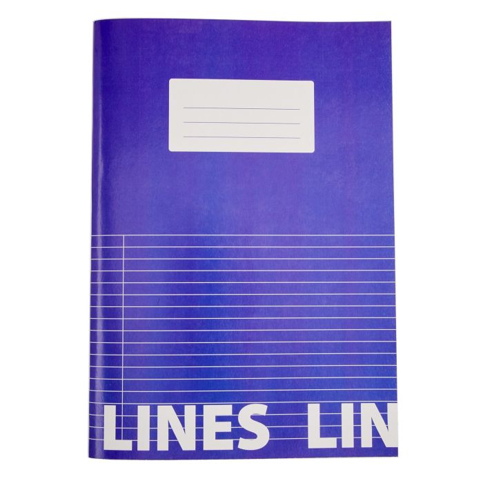 Classmates A4 Tough Cover Exercise Books 80 Page 8mm Ruled With Margin - Purple - Pack of 50