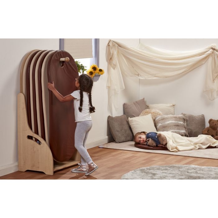 Millhouse Slumberstore Freestanding - Brown and Cream Millhouse Slumberstore Freestanding - Brown and Cream