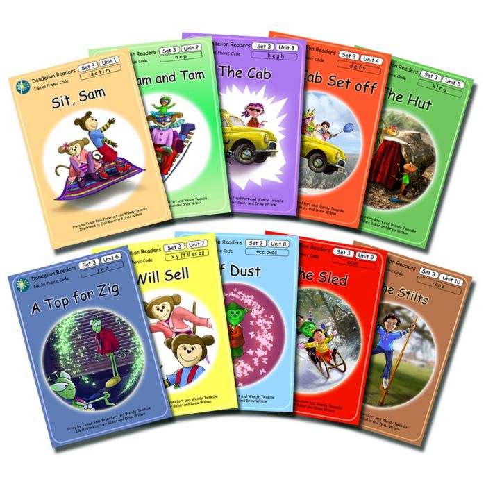 Dandelion Extended Phonics Readers Set 3 (1 -10) - Pack of 10
