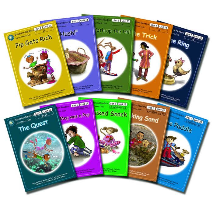 Dandelion Phonics Readers - Set 1 (11 -20) - Pack of 10