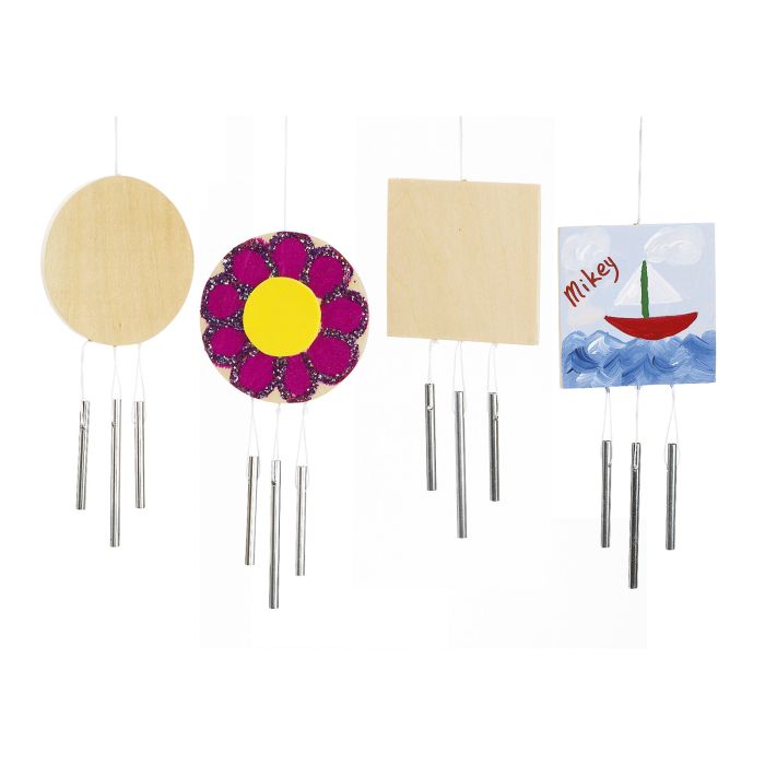 Wooden Wind Chimes - Pack of 12 Wooden Wind Chimes - Pack of 12