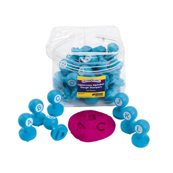 Alphabet Dough Stampers - Pack of 26