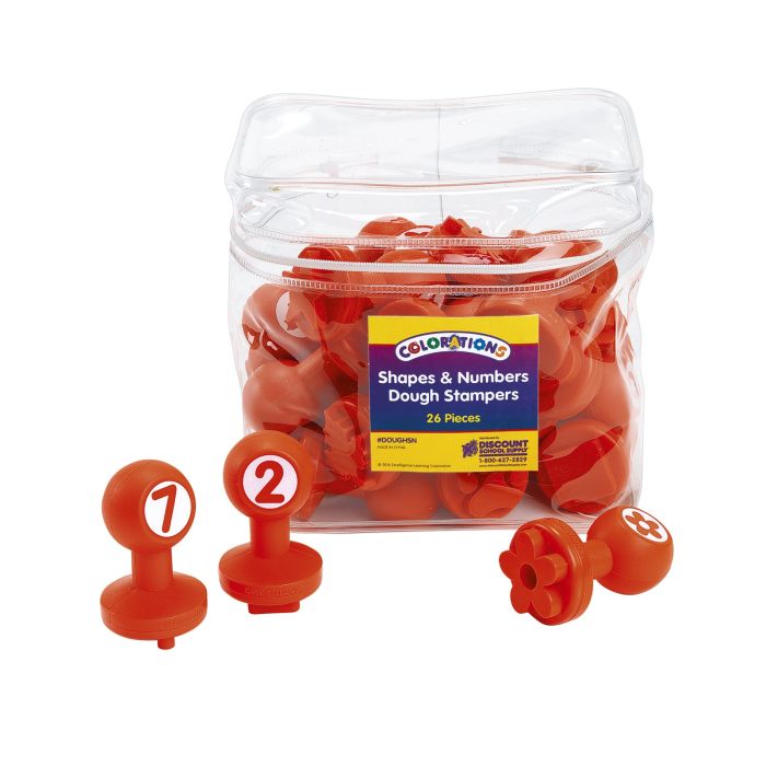Shapes & Numbers Dough Stampers - Pack of 26 Shapes & Numbers Dough Stampers - Pack of 26
