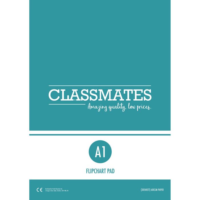 Classmates Plain Flipchart Pads - Pack of 10
