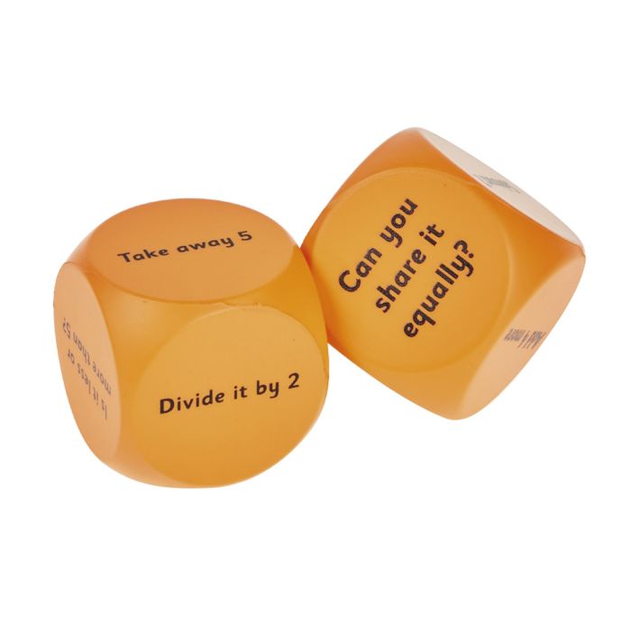 Maths Language Cubes - Pack of 2