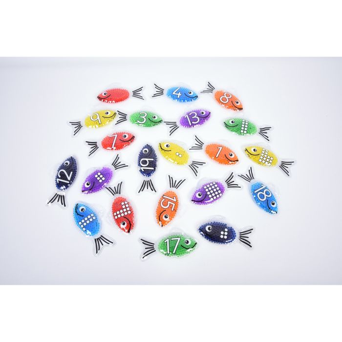 Rainbow Gel Number Fish 0-20