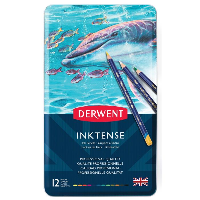Derwent Inktense Pencils - Tin of 12