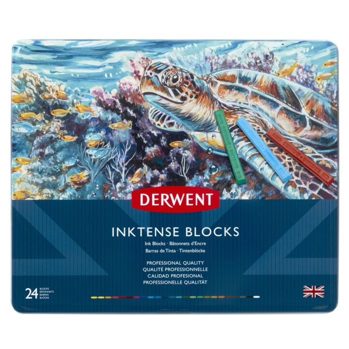 Derwent Inktense Blocks - Tin of 24 Derwent Inktense Blocks - Tin of 24