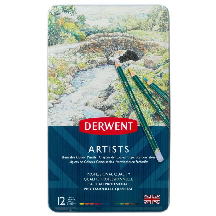 Derwent Artists Pencils - Tin of 12
