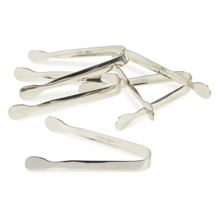 Miniature Metal Tongs - Pack of 5