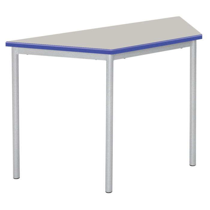 RT32 Trapezoidal Table - 1100 x 550 x 460mm - Light Grey/Blue