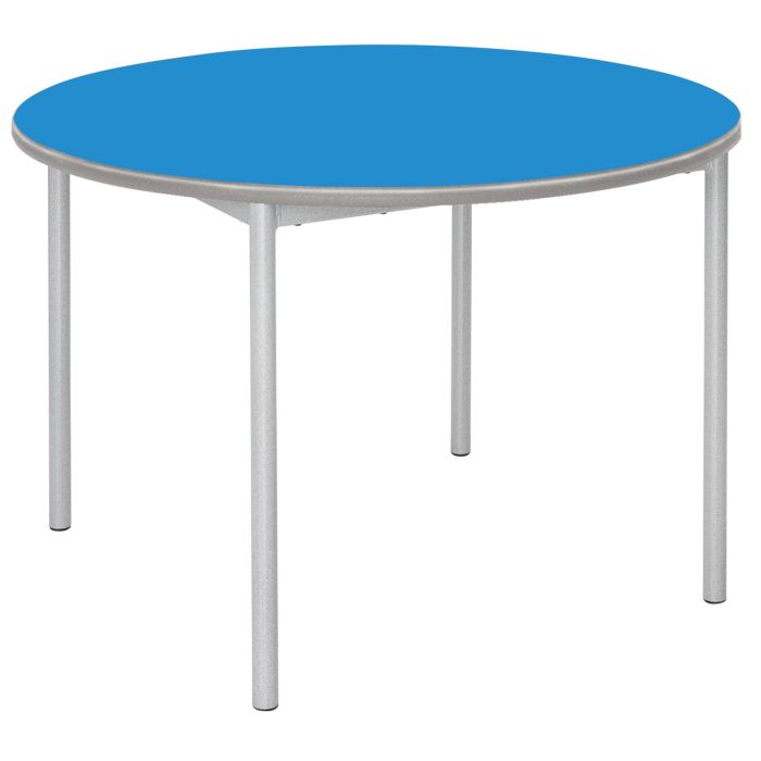 RT32 Circular Table - 110 dia. x 530mm - Blue/Light Grey
