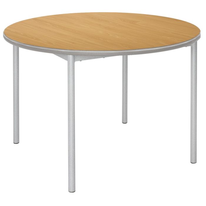 RT32 Circular Table - 110 dia. x 530mm - Beech/Light Grey