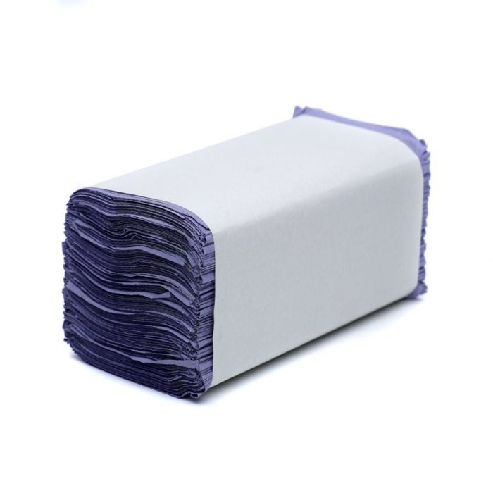 Blue Interfold Hand Towel 1ply - Pack of 24 Blue Interfold Hand Towel 1ply - Pack of 24