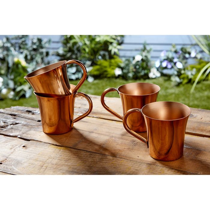 Metal Mugs - Pack of 4