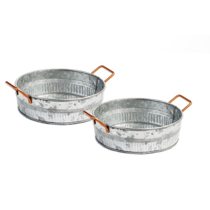 Metal Round Pans - Pack of 2