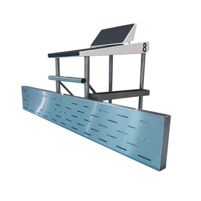Swimming Pool Deck Turning Board Bracket - Steel Grey