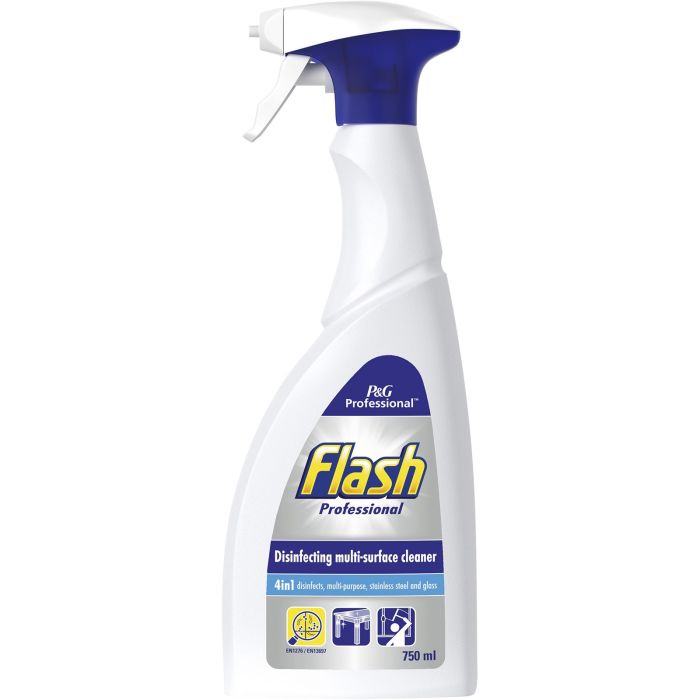Flash Disinfecting Multi Surface Spray - 750ml - Pack of 6 Flash Disinfecting Multi Surface Spray - 750ml - Pack of 6