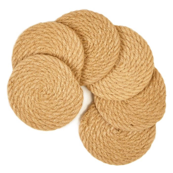 Jute Coasters - Pack of 6