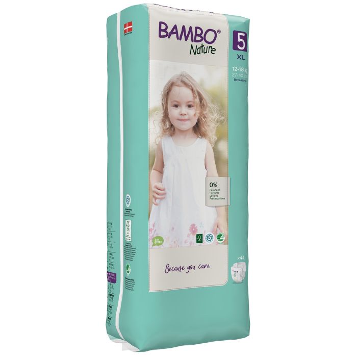 Bambo Nature Nappies Junior TB - Size 5 Bambo Nature Nappies Junior TB - Size 5