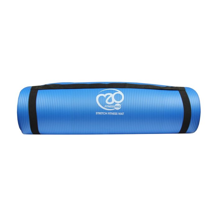 Fitness Mad Stretch Fitness Mat - 10mm - Light Blue