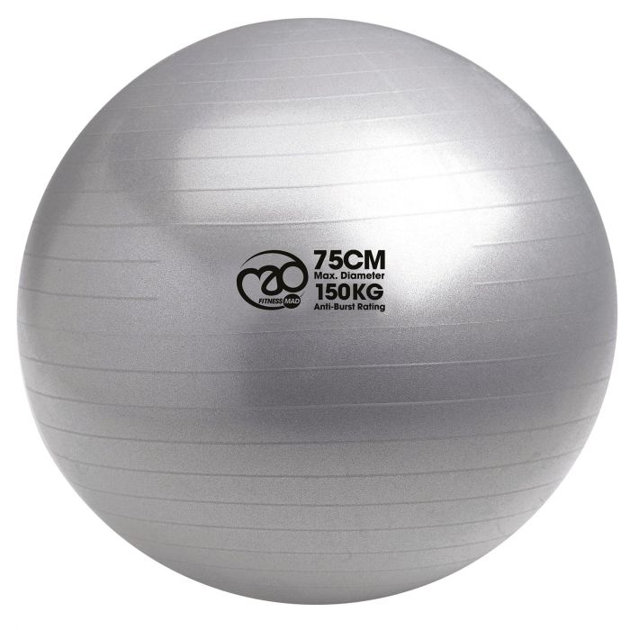 Fitness Mad Swiss Ball 150kg - 75cm - Graphite Fitness Mad Swiss Ball 150kg - 75cm - Graphite