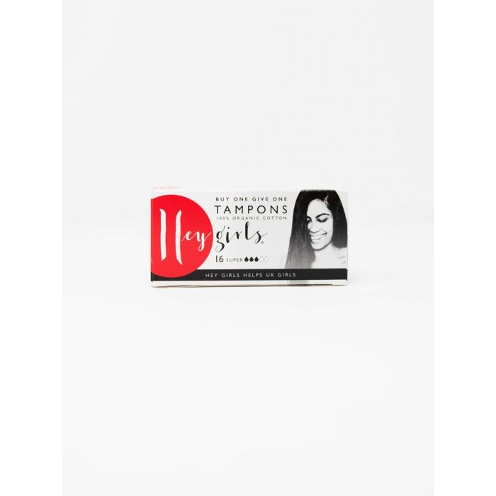 Hey Girls - Organic Tampons - Super - Pack of 16 Hey Girls - Organic Tampons - Super - Pack of 16