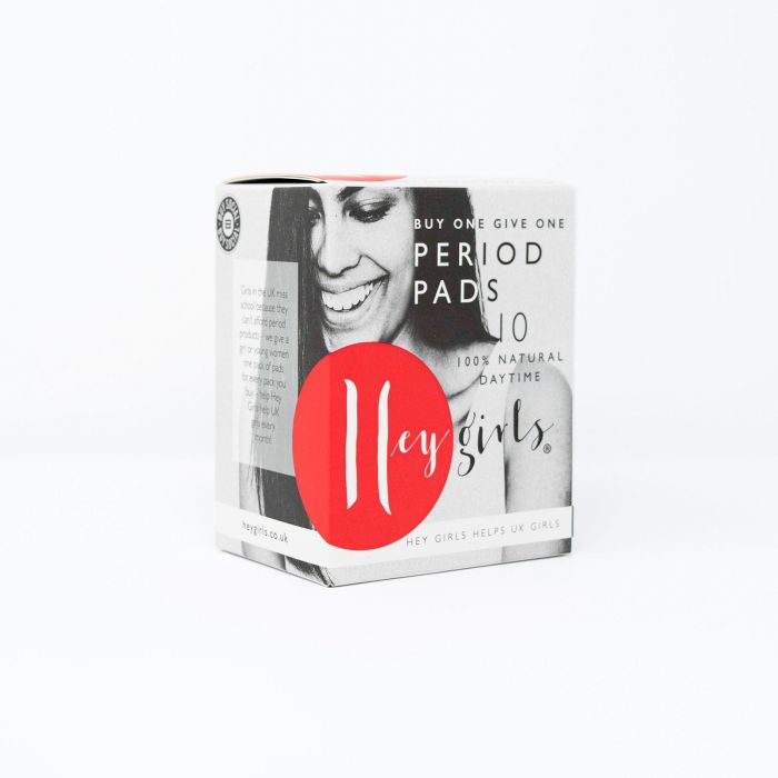 Hey Girls - Daytime Period Pads - Pack of 10 Hey Girls - Daytime Period Pads - Pack of 10
