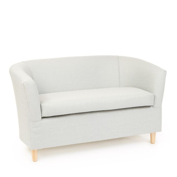 Slub Chenille Tub Sofa - Grey