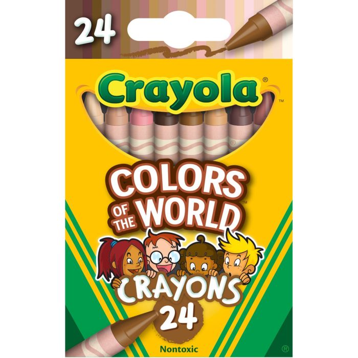 Crayola Colors of the World Crayons - Pack of 24 Crayola Colors of the World Crayons - Pack of 24