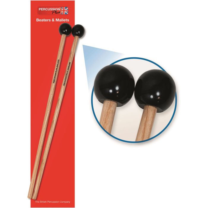Percussion Plus PP079 Pair of Professional Plastic Mallets - Hard Percussion Plus PP079 Pair of Professional Plastic Mallets - Hard