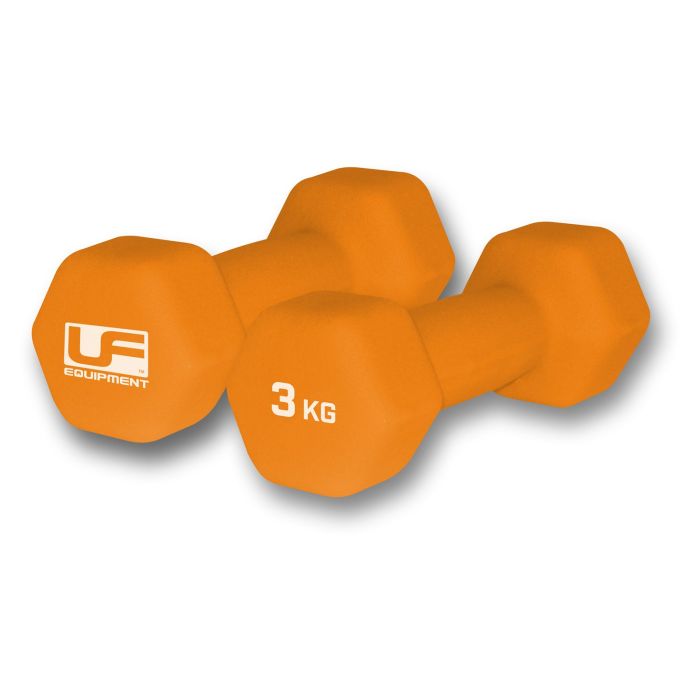 Urban Fitness Hex Dumbbells - 3kg - Pair