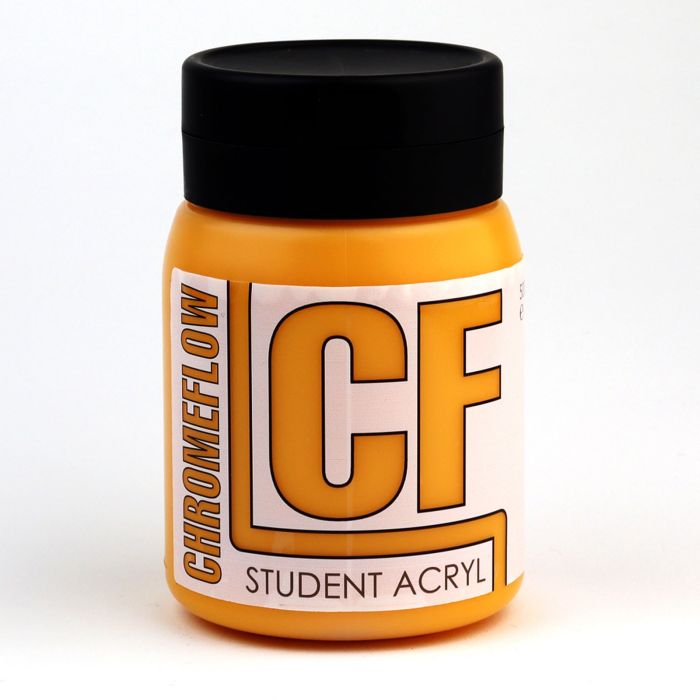Chromeflow CF Student Acryl Paint - 500ml - Cadmium Yellow