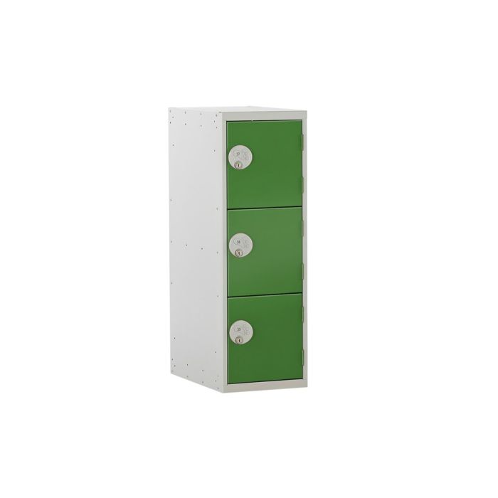 3 Door Locker With Deadlock - Green