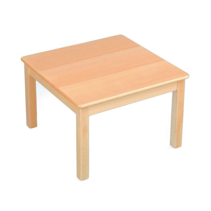 GALT Square Solid Beech Classroom Table - 690 x 690 x 300mm - Beech GALT Square Solid Beech Classroom Table - 690 x 690 x 300mm - Beech