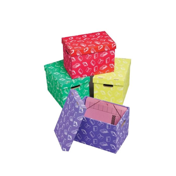 Handy Files (1 Each of Red Yellow Blue & Green) - HF1MX - - Pack of 4