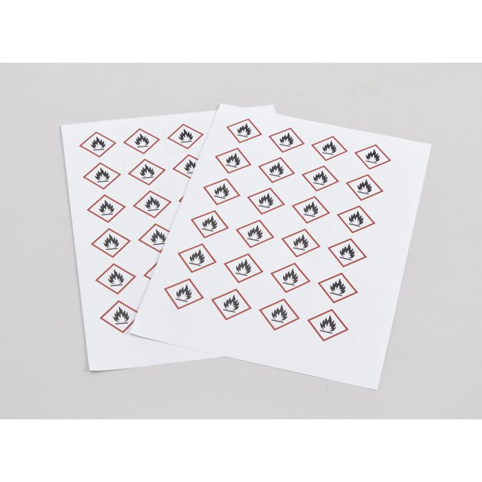 Hazard Warning Labels - Flammable GHS02