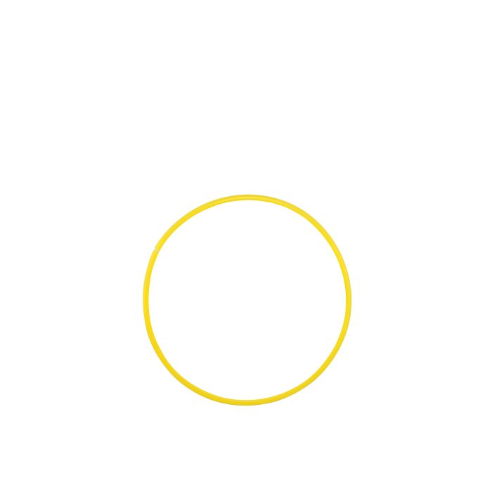 Hula Hoop - 610mm - Yellow