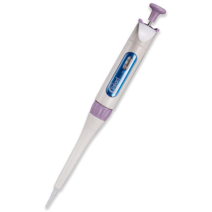Pearl Adjustable Micro Pipette 2-20ul White/Lt. Purple Pearl Adjustable Micro Pipette 2-20ul White/Lt. Purple