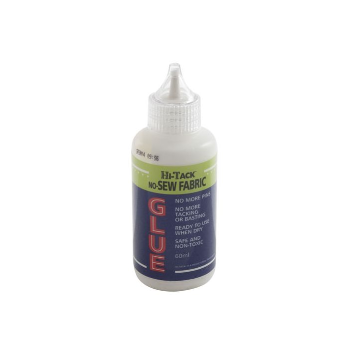 Hi-Tack No-Sew Fabric Glue - 60ml